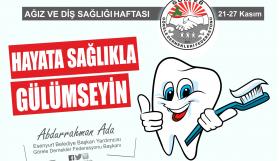 BAŞKAN ADA’DAN AĞIZ VE DİŞ SAĞLIĞI VE DİŞ HEKİMLERİ GÜNÜ MESAJI!